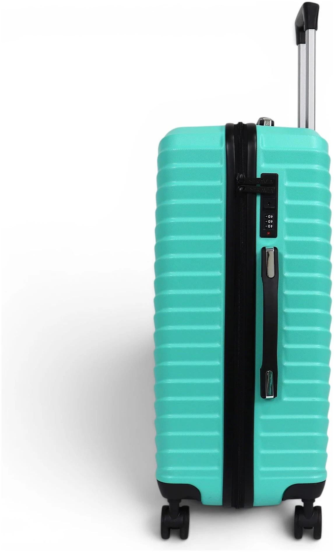 Valise moyenne rigide Stravia Vic 65 cm ABS légère 4 roues turquoise – Image 4