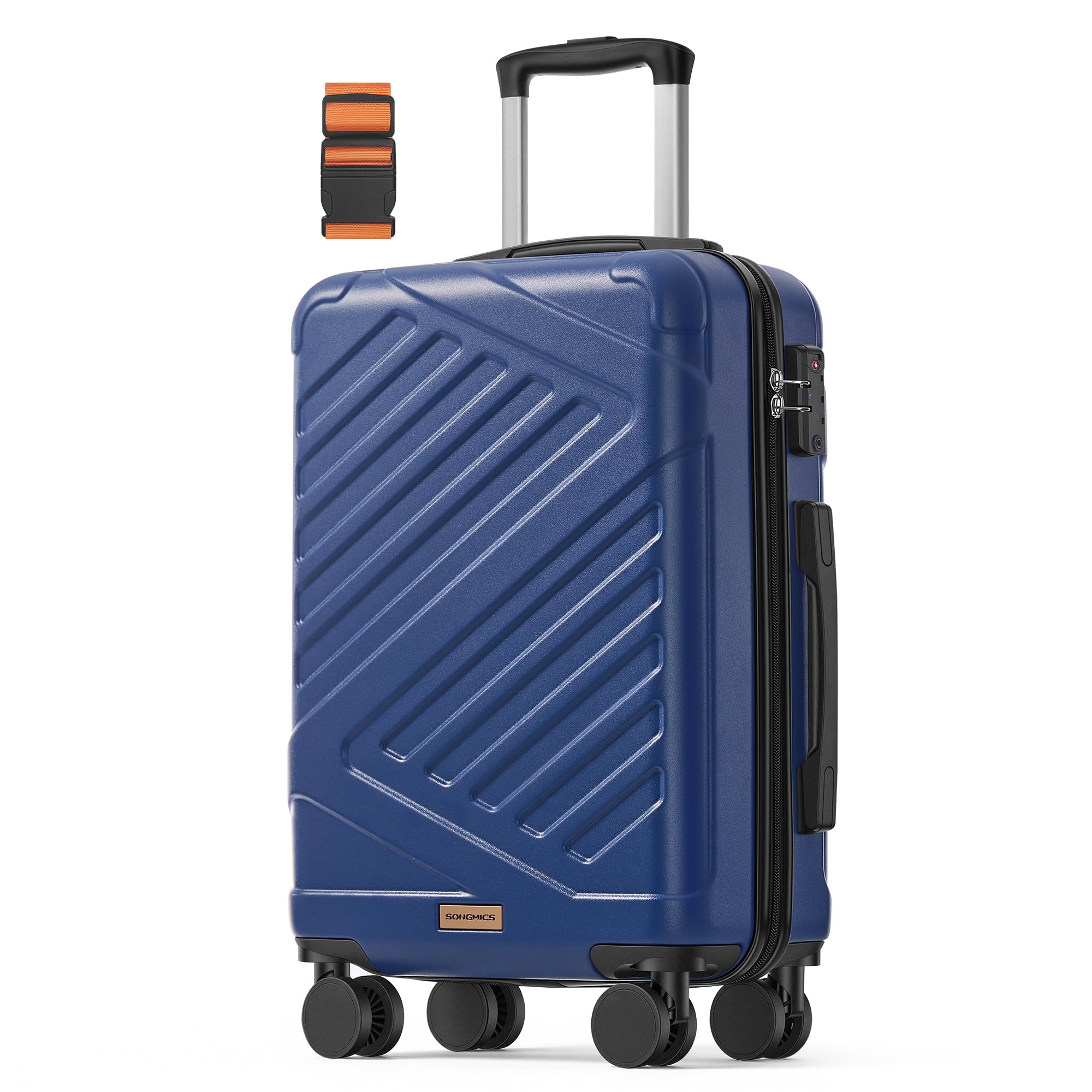 Valise grande taille SONGMICS 75 cm rigide ABS extensible serrure TSA – Image 2