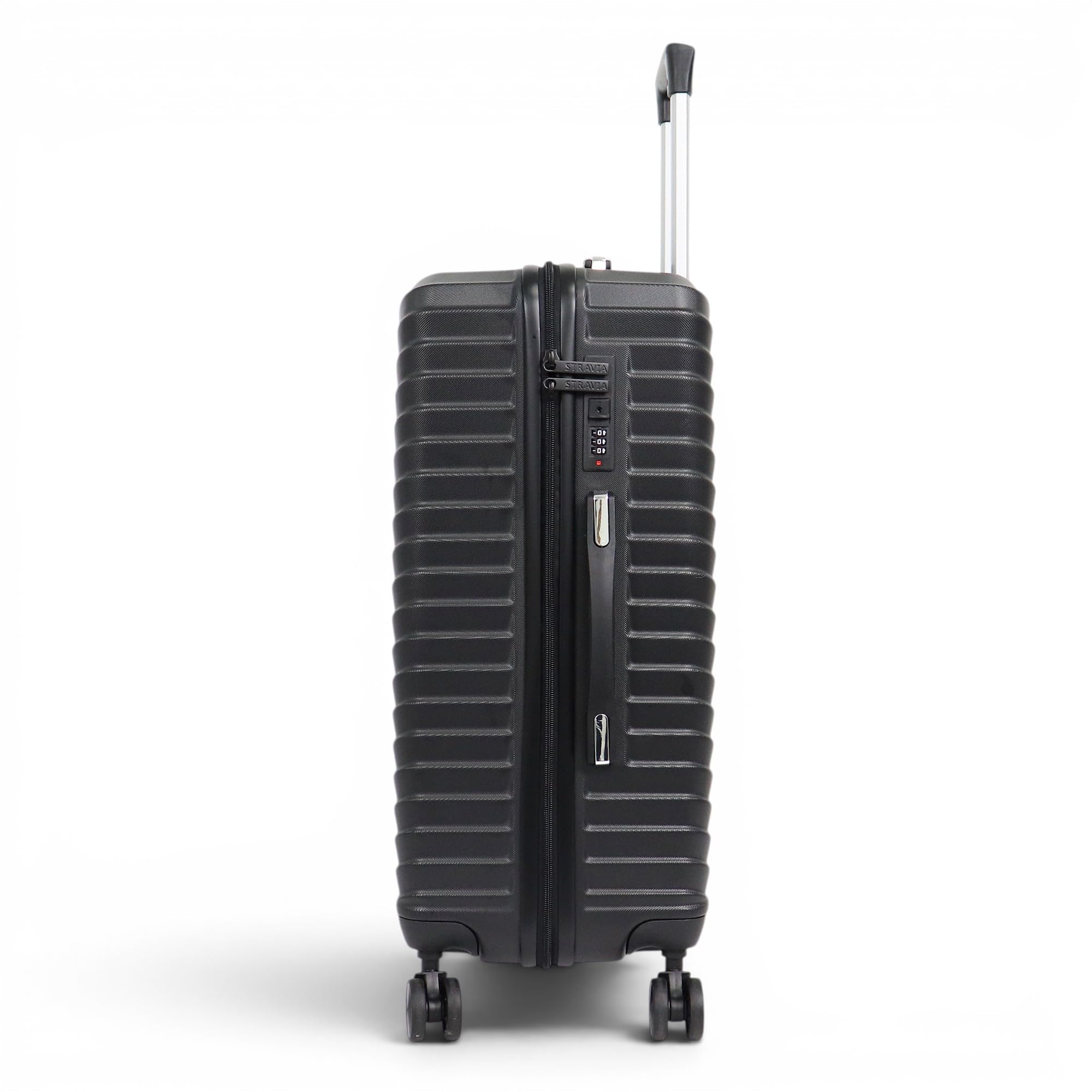 Valise moyenne rigide Stravia Vic 65 cm ABS légère 4 roues doubles – Image 4