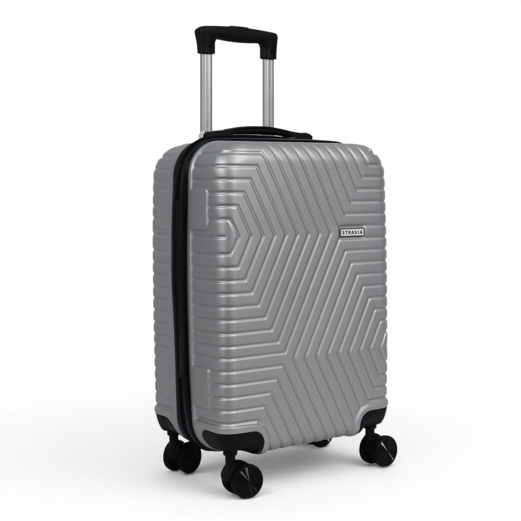Valise moyenne rigide Stravia Del 65 cm ABS légère 4 roues doubles – Image 3