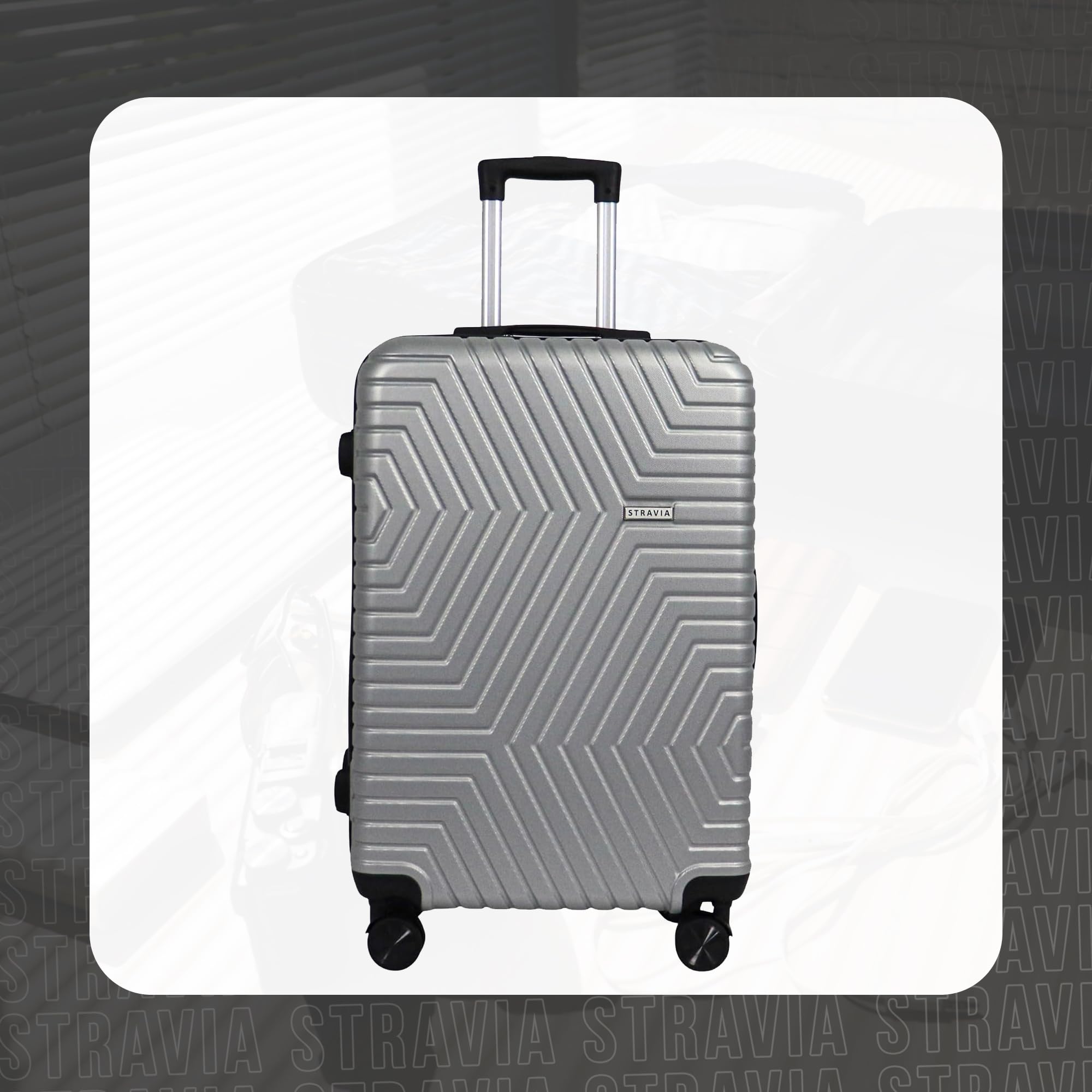 Valise cabine rigide Stravia Del 55 cm ABS légère 4 roues doubles – Image 5