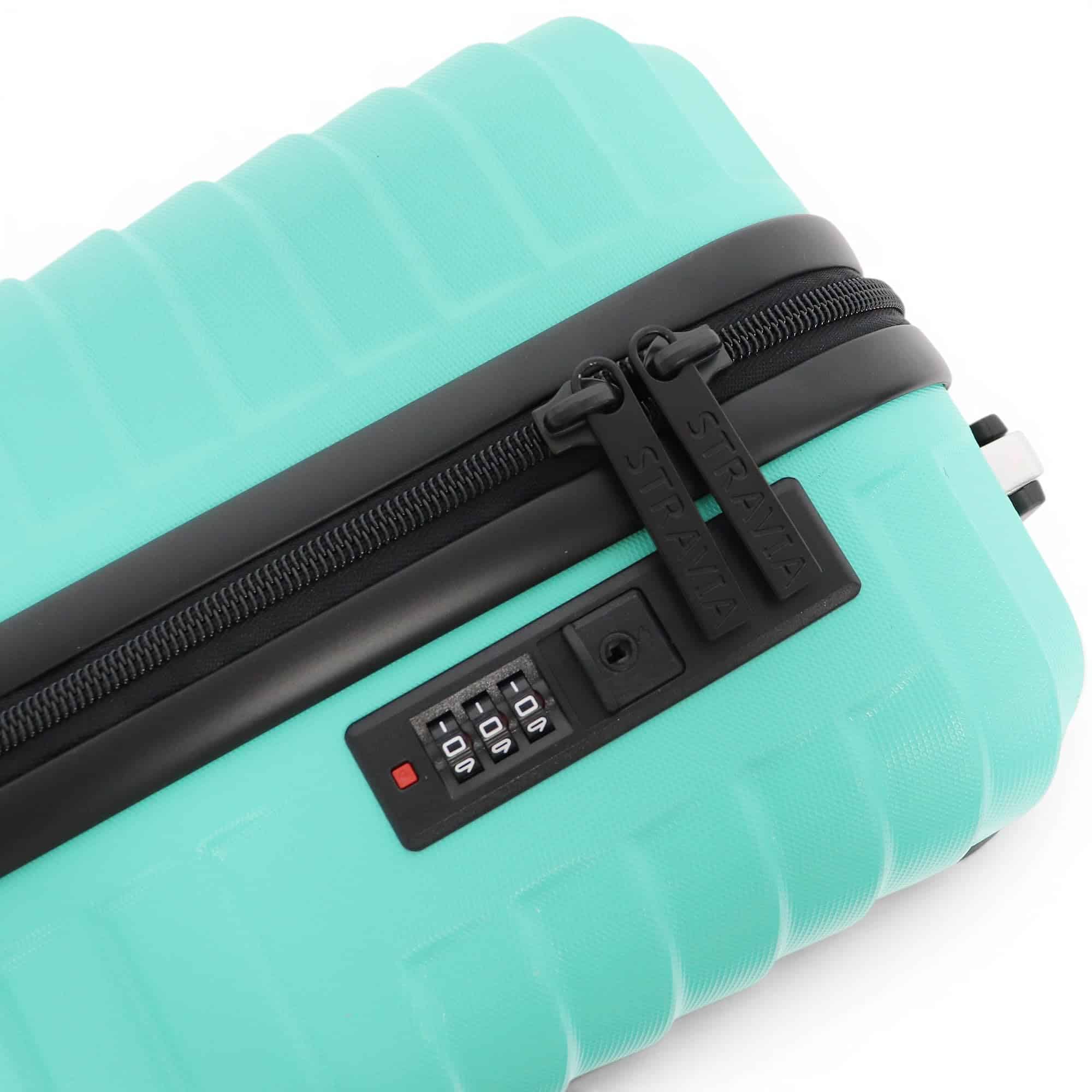 Valise moyenne rigide Stravia Vic 65 cm ABS légère 4 roues turquoise – Image 5