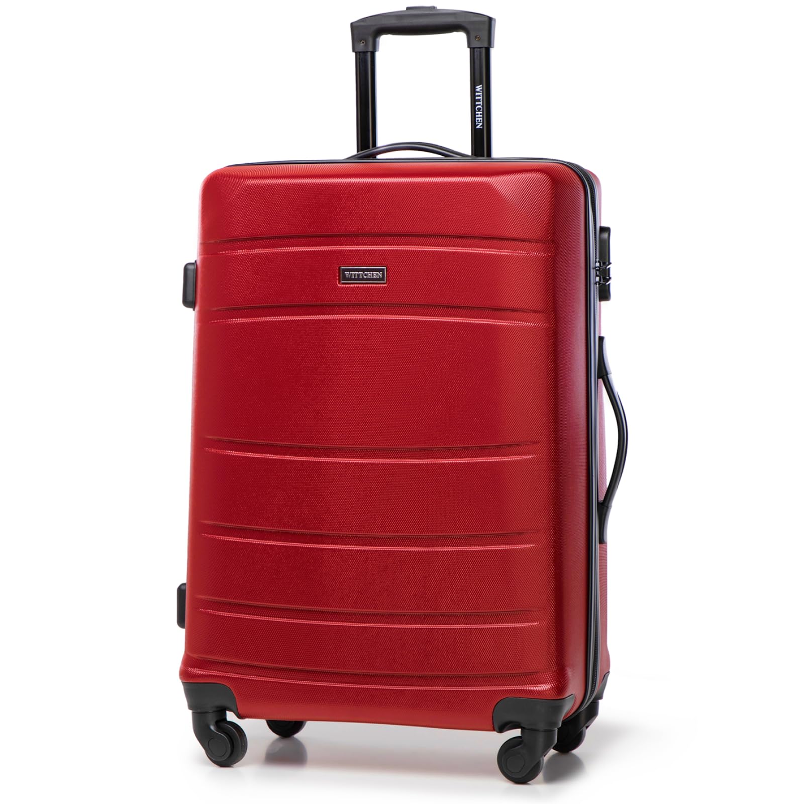 Valise moyenne rigide Wittchen Globe Line 76 cm ABS 4 roues rouge – Image 2