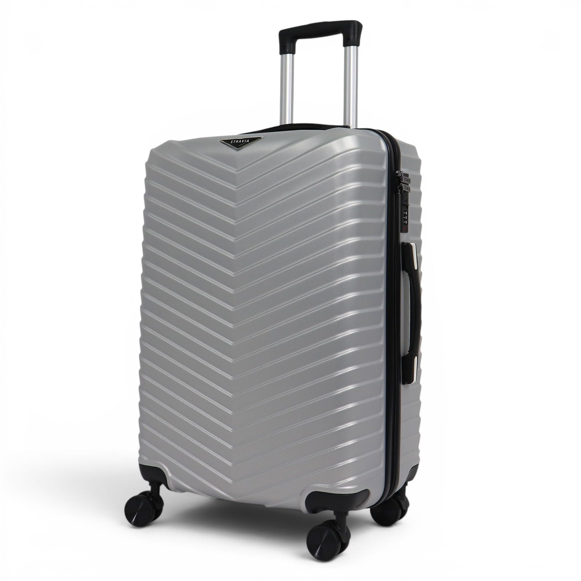 Grande valise rigide Stravia Vic 75 cm ABS 4 roues doubles – Image 2