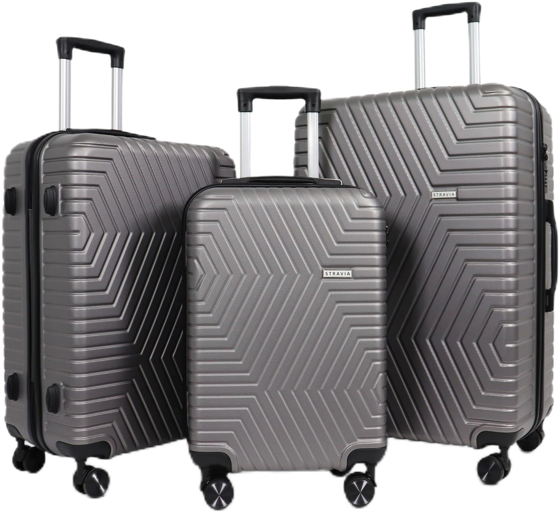 Valise cabine rigide Stravia Del 55 cm ABS 4 roues doubles – Image 2