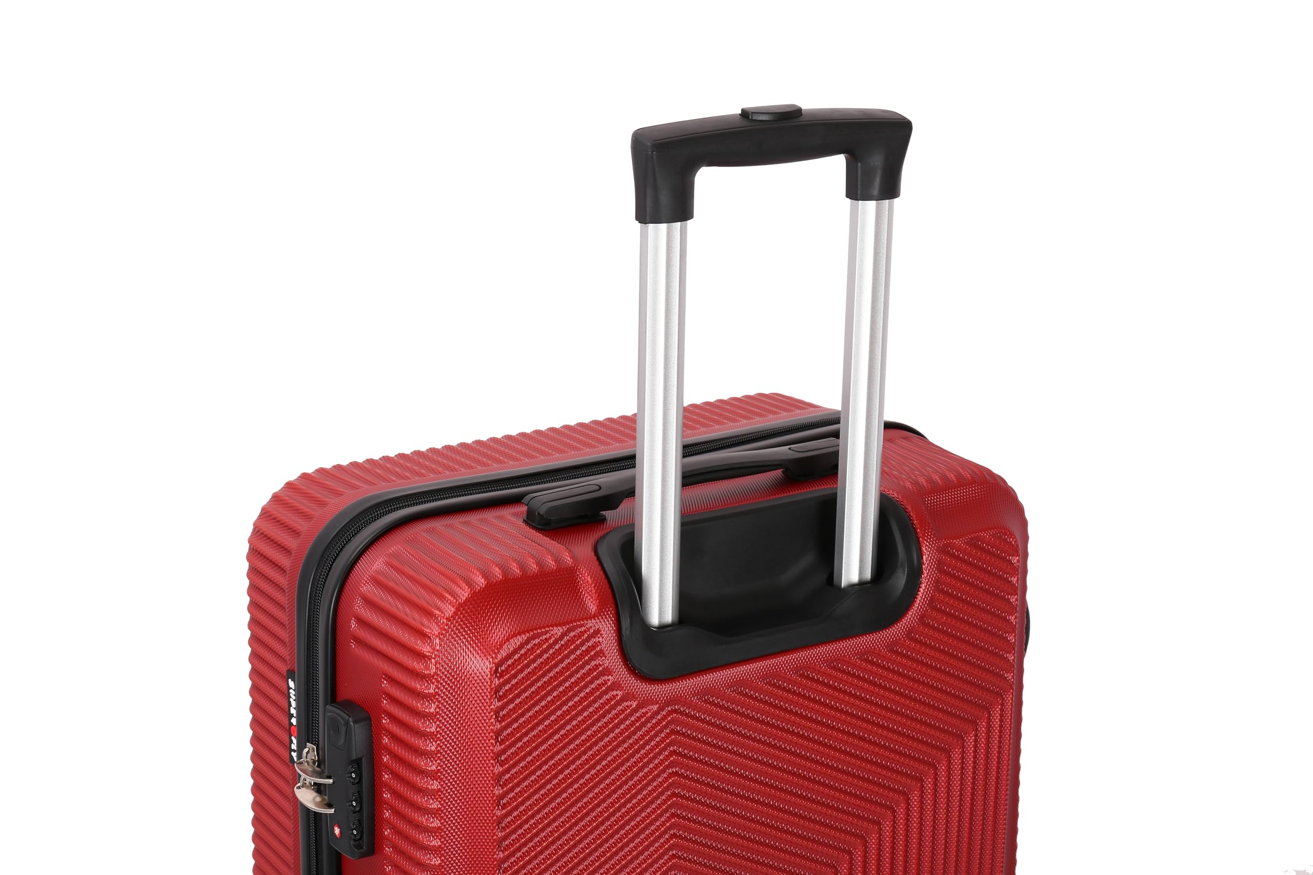 Valise grande taille rigide 75 cm Trolley ADC collection Papillon blanc – Image 6