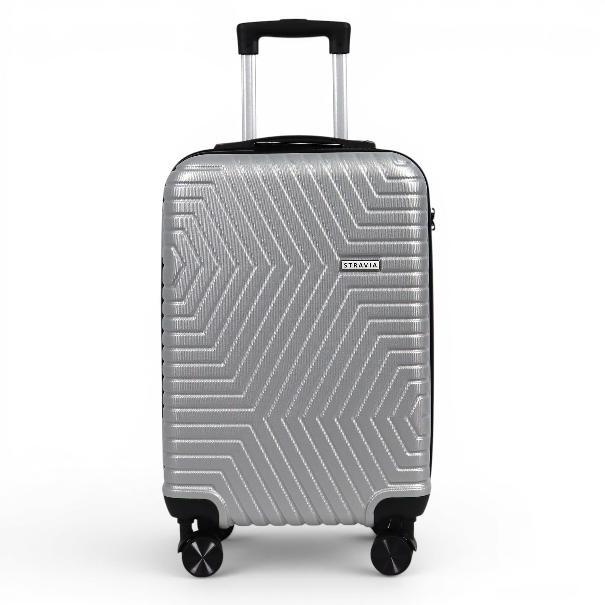 Valise moyenne rigide Stravia Del 65 cm ABS légère 4 roues doubles – Image 4